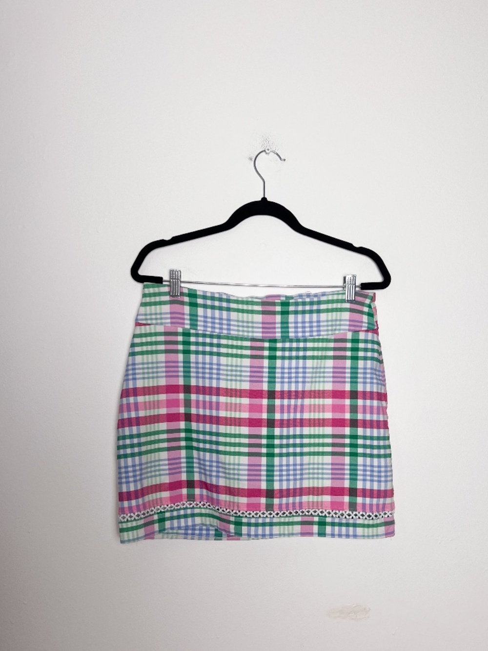 Plaid Skort Size 12 Pink Green Blue Preppy Golf Tennis | Old Money Country Club